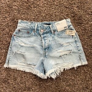 Aeropostale High Rise Crossover Mom Short
